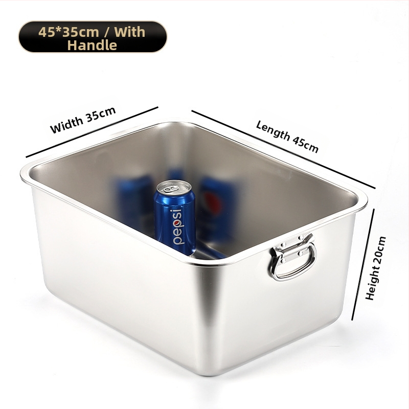 Μεγάλο ανοικτό κουτί άμμου για γάτες με αντι-διαρροής σχεδίαση και χειρολαβή – μέταλλο + πλαστικό