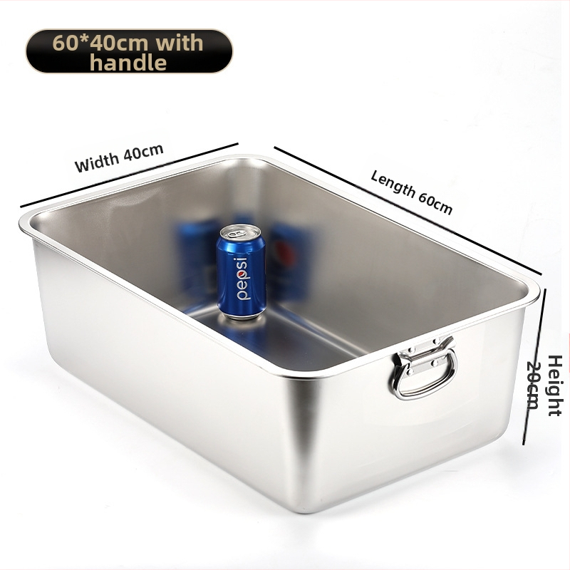 Μεγάλο ανοικτό κουτί άμμου για γάτες με αντι-διαρροής σχεδίαση και χειρολαβή – μέταλλο + πλαστικό