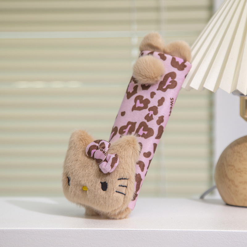 Κουβέρτα από φλίς κοραλλιού σε καρτούν στυλ, 260 g, σετ με μαξιλάρι αυχένα αυτοκινήτου και κάλυμμα ζώνης