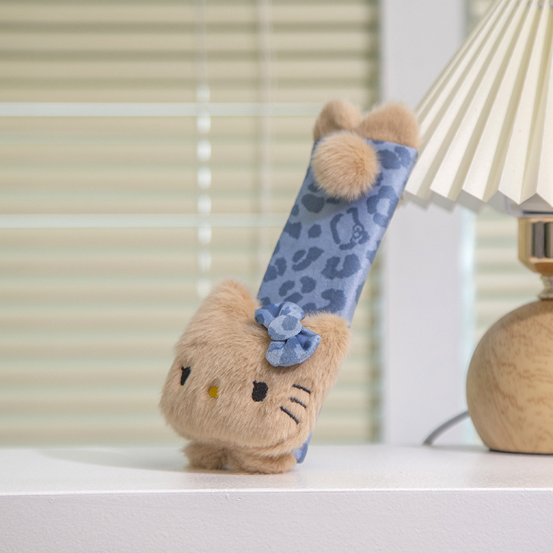 Κουβέρτα από φλίς κοραλλιού σε καρτούν στυλ, 260 g, σετ με μαξιλάρι αυχένα αυτοκινήτου και κάλυμμα ζώνης