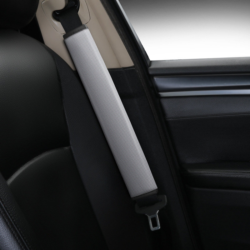 Autó biztonsági öv vállvédő huzat – karikatúra dizájn, poliészter anyag, testre szabható, nyomtatott logó