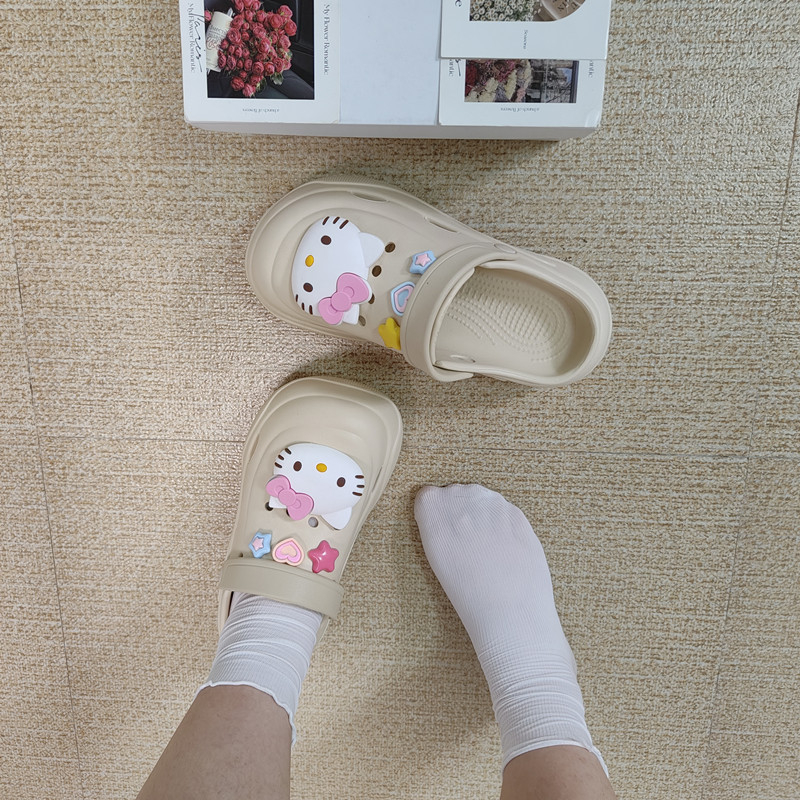 Crocs stil sandale za plažu s podrškom za luk, EVA gornji dio i potplat, debljina potplata 5 mm, ljeto 2025