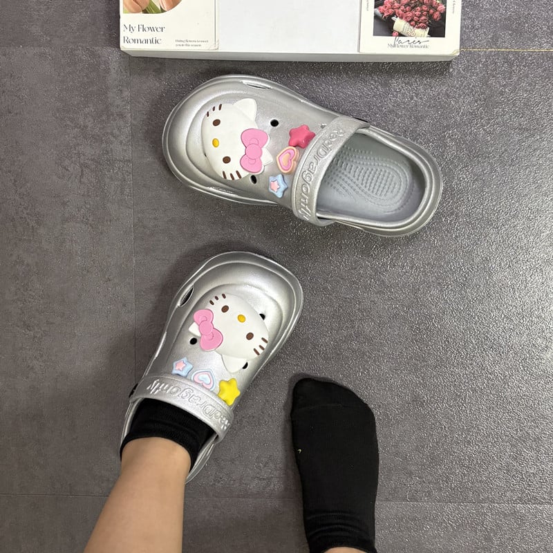 Crocs stil sandale za plažu s podrškom za luk, EVA gornji dio i potplat, debljina potplata 5 mm, ljeto 2025