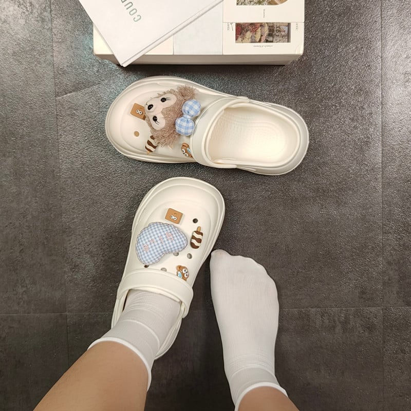 Crocs stil sandale za plažu s podrškom za luk, EVA gornji dio i potplat, debljina potplata 5 mm, ljeto 2025