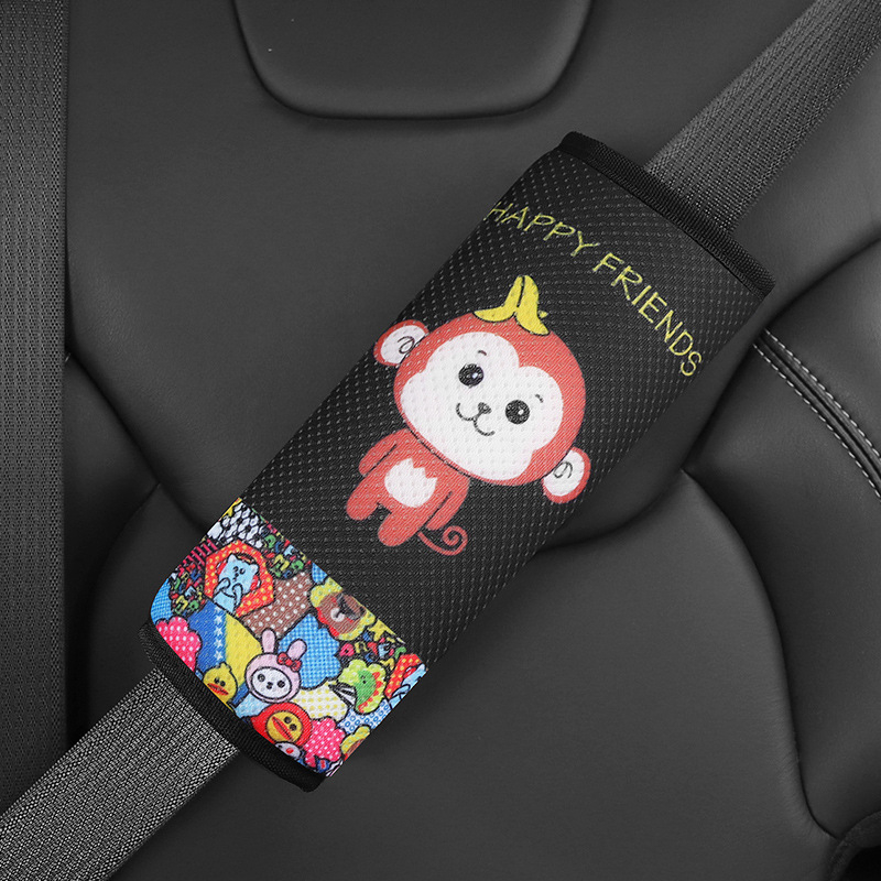 Navlaka za ramenski dio sigurnosnog pojasa automobila – karikaturistički dizajn, poliester, marka Abu and Cotton, težina 0,1 kg