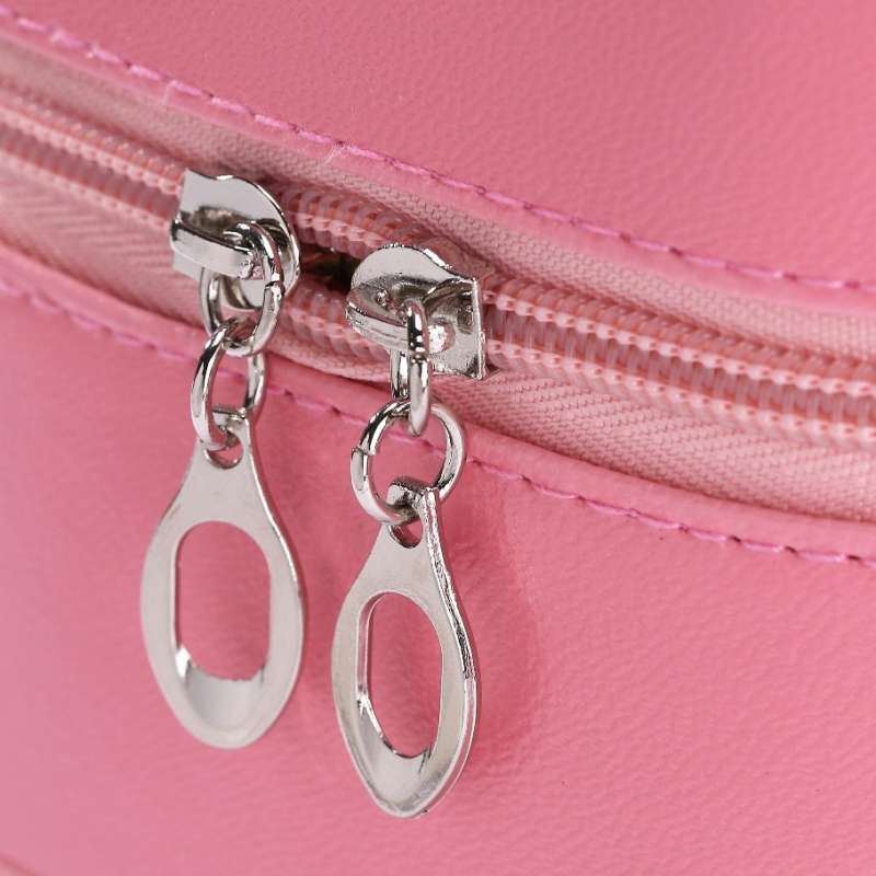 Geantă de cosmetică cu capacitate mare, piele PU, husă multifuncțională de depozitare pentru femei, stil urban minimalist