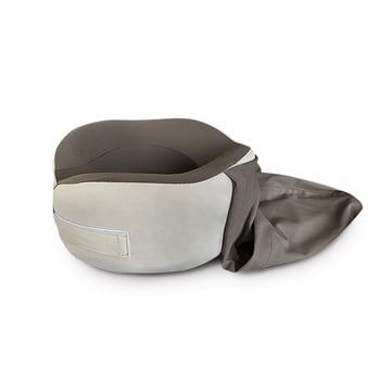 Pernă de călătorie în formă de U, umplutură din spumă cu memorie, husă din poliester, ușoară sub 0,5 kg, design modern minimalist