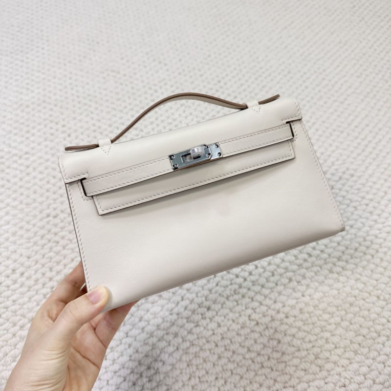 Geantă Kelly, stil urban minimalist, piele Swift top-grain autentică (din primul strat de piele de vacă), închidere cu lacăt, curea crossbody cu o singură curea, buzunar pentru telefon și buzunar pentru ID