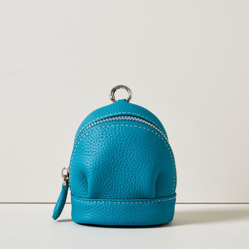 Kožni novčanik za kovanice, koža prvog sloja, jednostavan uzorak, gradski minimalistički stil, unisex