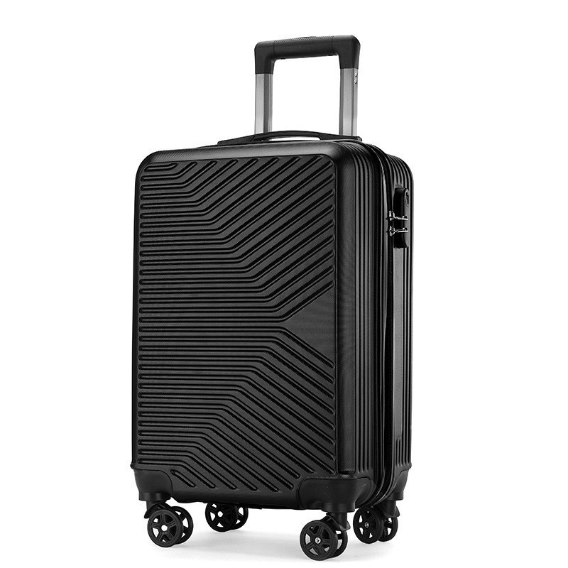Set de bagaje cu trusă cosmetică – material ABS+PC, roți universale, deschidere cu fermoar, mâner telescopic, lacăt cu combinație