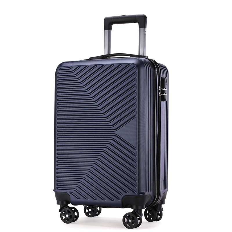 Set de bagaje cu trusă cosmetică – material ABS+PC, roți universale, deschidere cu fermoar, mâner telescopic, lacăt cu combinație
