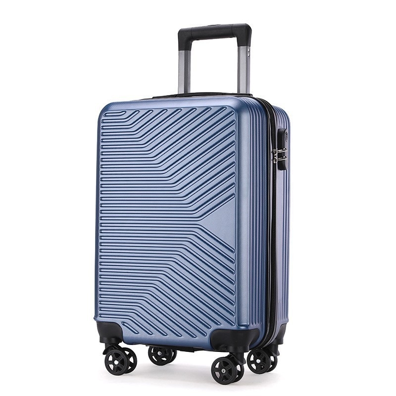 Set de bagaje cu trusă cosmetică – material ABS+PC, roți universale, deschidere cu fermoar, mâner telescopic, lacăt cu combinație