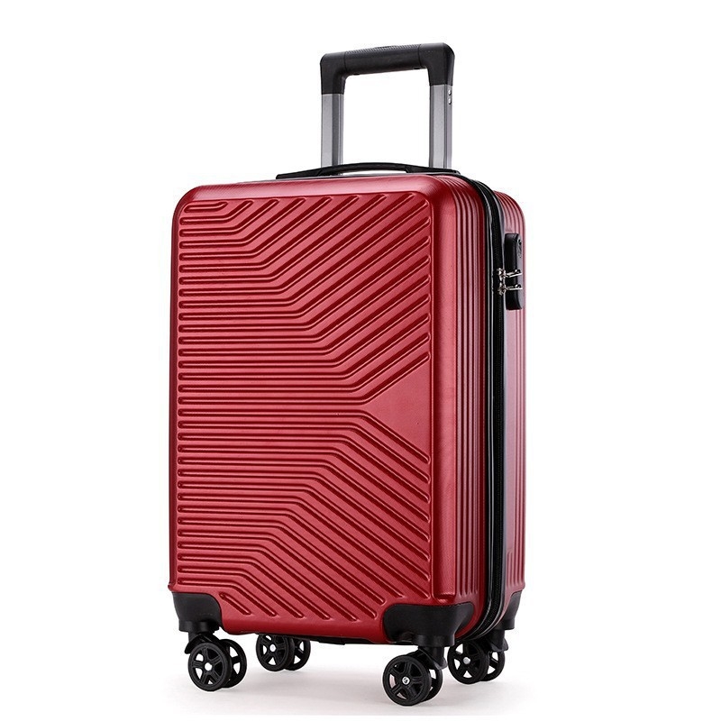 Set de bagaje cu trusă cosmetică – material ABS+PC, roți universale, deschidere cu fermoar, mâner telescopic, lacăt cu combinație