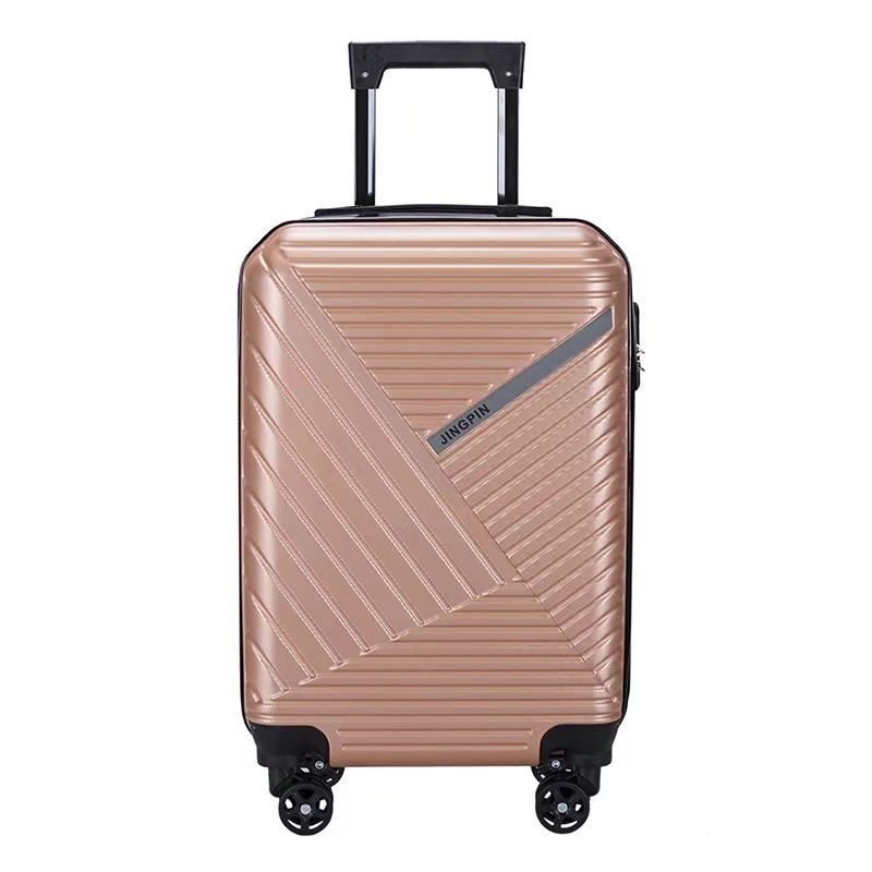 Set de bagaje cu trusă cosmetică – material ABS+PC, roți universale, deschidere cu fermoar, mâner telescopic, lacăt cu combinație