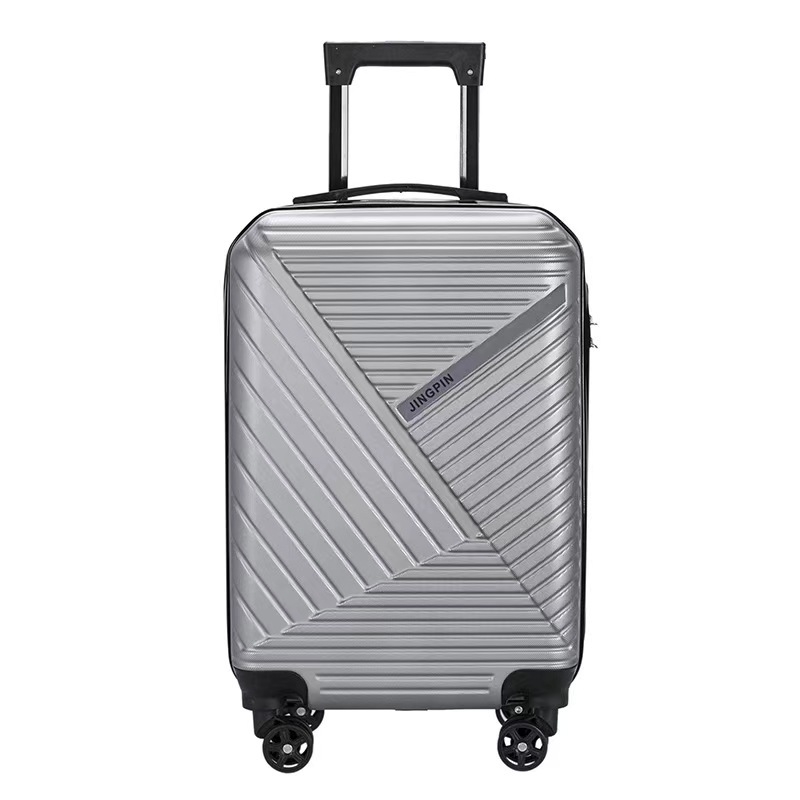 Set de bagaje cu trusă cosmetică – material ABS+PC, roți universale, deschidere cu fermoar, mâner telescopic, lacăt cu combinație