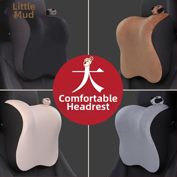 Car House автомобилен облегалник за глава с паметна пяна 45D, външен материал кристална мрежа, дизайн Mud Dog, персонализация налична, подходящ за всички сезони