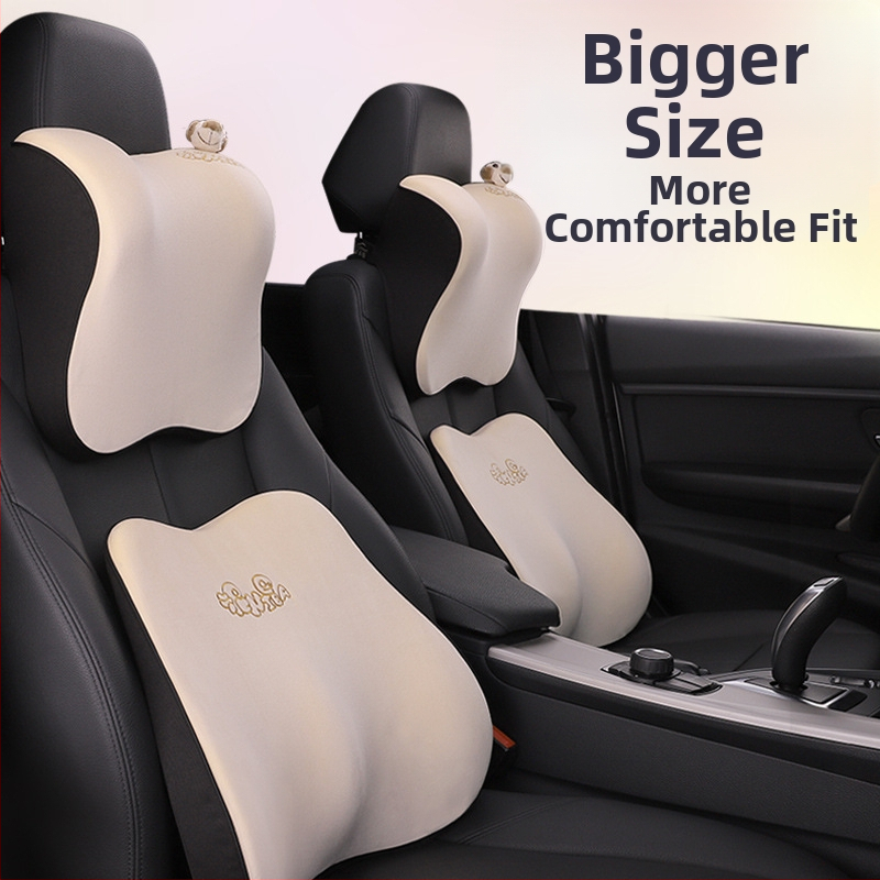 Car House автомобилен облегалник за глава с паметна пяна 45D, външен материал кристална мрежа, дизайн Mud Dog, персонализация налична, подходящ за всички сезони