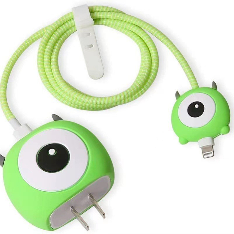 Защитен калъф за Apple 18W/20W бързо зареждане, екологично PVC, карикатурен дизайн