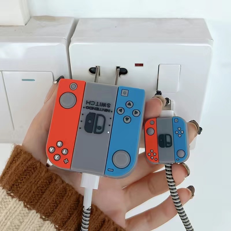 Защитен калъф за Apple 18W/20W бързо зареждане, екологично PVC, карикатурен дизайн