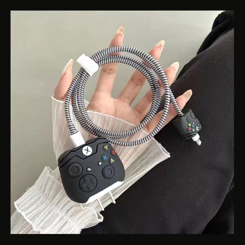 Защитен калъф за Apple 18W/20W бързо зареждане, екологично PVC, карикатурен дизайн