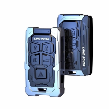 Husă pentru cheie Land Rover și Jaguar – aliaj de aluminiu, stil modern, personalizabilă, compatibilă cu Range Rover Sport, Discovery 4, Evoque, Defender