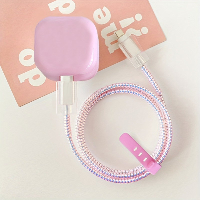 Apple 20W UK защитен капак за бързо зареждане — TPU материал, дизайн с сърце, съвместим с Apple