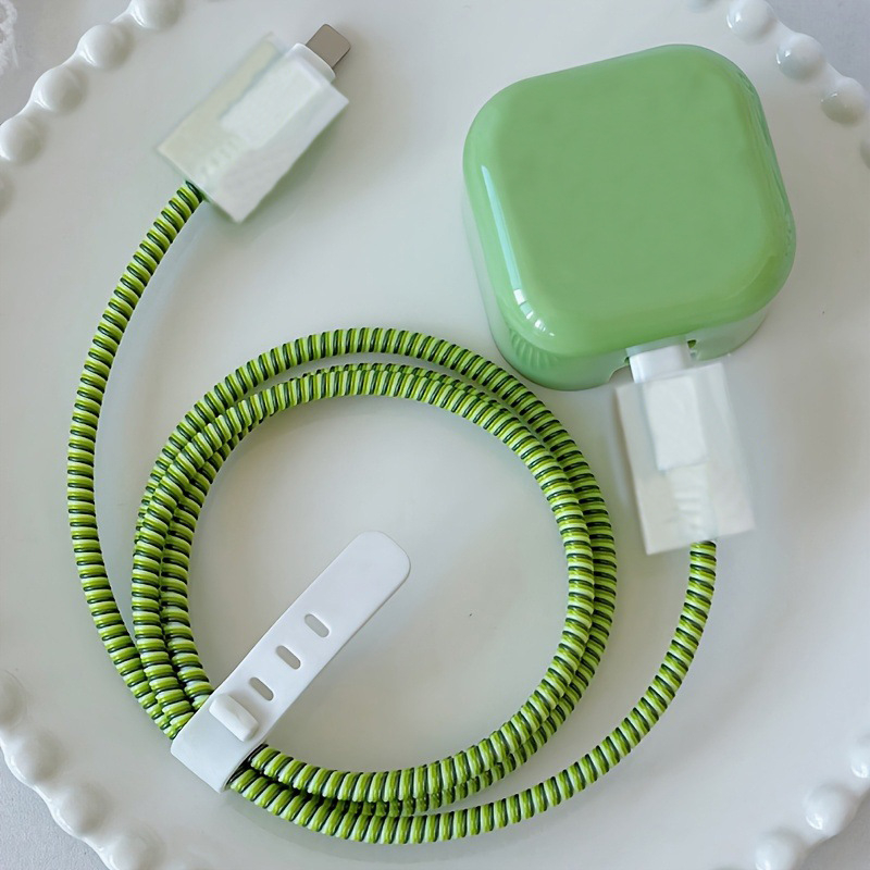 Apple 20W UK защитен капак за бързо зареждане — TPU материал, дизайн с сърце, съвместим с Apple