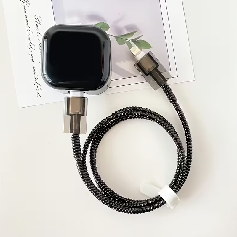 Apple 20W UK защитен капак за бързо зареждане — TPU материал, дизайн с сърце, съвместим с Apple