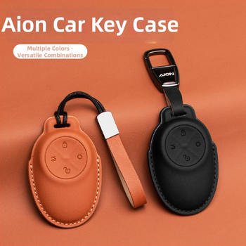 Kožený obal na kľúč pre AION V Tyrannosaurus, značky Yibo, jednoduchý štýl, prispôsobiteľné (Značka: Yibo; Materiál: Koža; Štýl: Jednoduchý; Prispôsobenie: ÁNO)