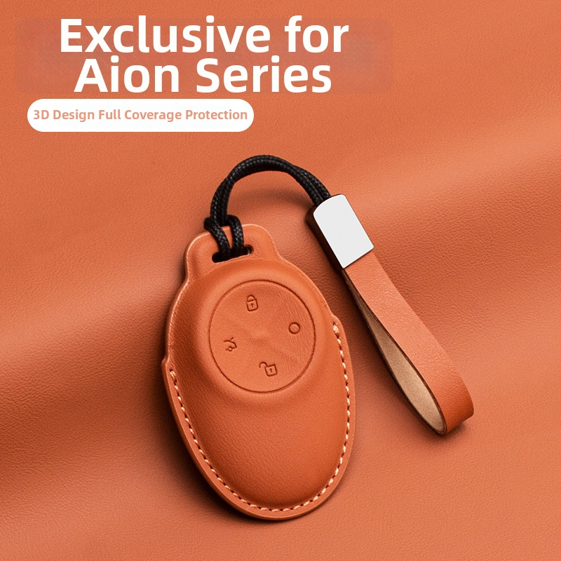 Kožený obal na kľúč pre AION V Tyrannosaurus, značky Yibo, jednoduchý štýl, prispôsobiteľné (Značka: Yibo; Materiál: Koža; Štýl: Jednoduchý; Prispôsobenie: ÁNO)