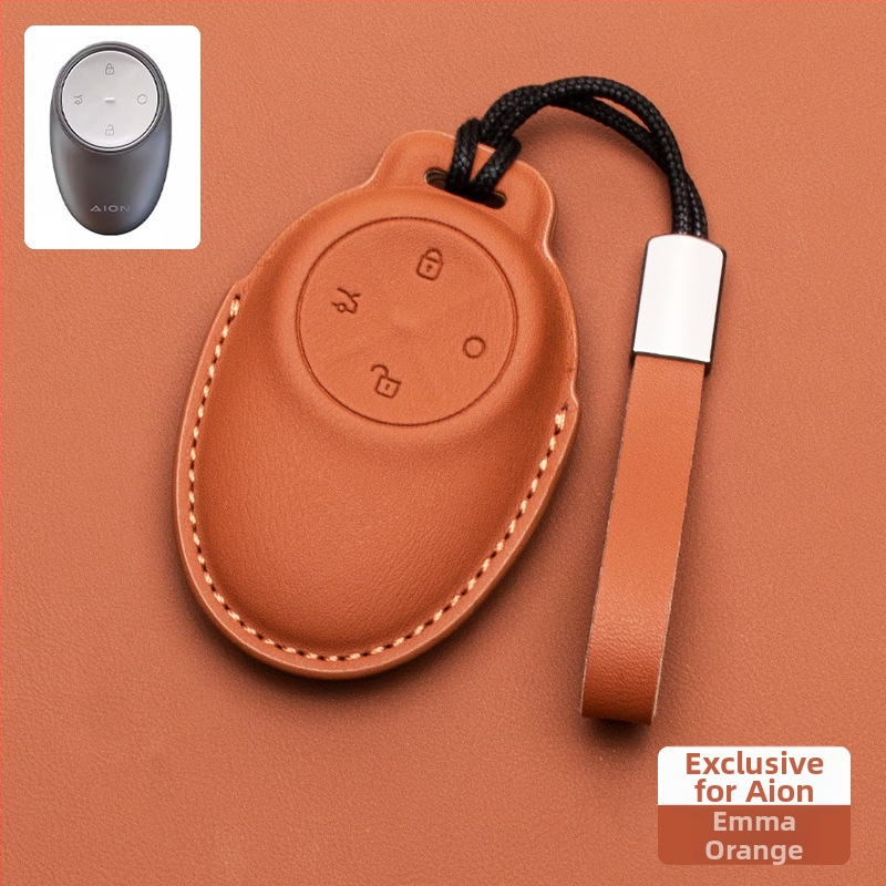 Kožený obal na kľúč pre AION V Tyrannosaurus, značky Yibo, jednoduchý štýl, prispôsobiteľné (Značka: Yibo; Materiál: Koža; Štýl: Jednoduchý; Prispôsobenie: ÁNO)