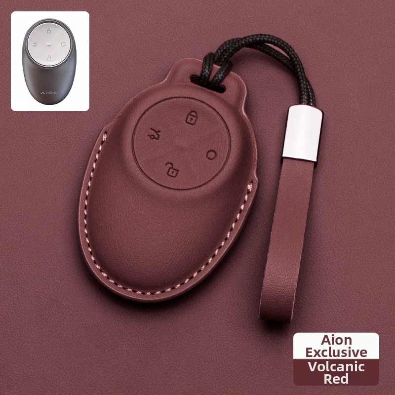 Kožený obal na kľúč pre AION V Tyrannosaurus, značky Yibo, jednoduchý štýl, prispôsobiteľné (Značka: Yibo; Materiál: Koža; Štýl: Jednoduchý; Prispôsobenie: ÁNO)