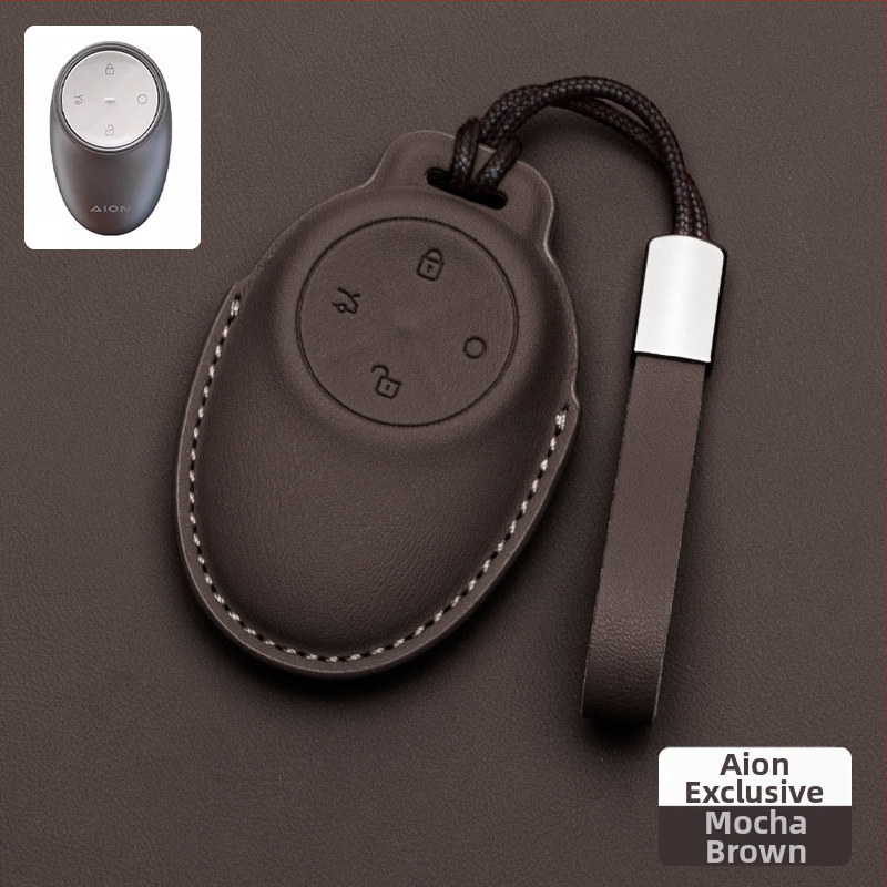 Kožený obal na kľúč pre AION V Tyrannosaurus, značky Yibo, jednoduchý štýl, prispôsobiteľné (Značka: Yibo; Materiál: Koža; Štýl: Jednoduchý; Prispôsobenie: ÁNO)