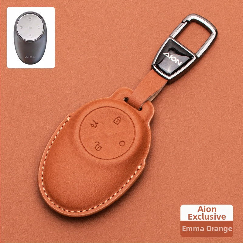 Kožený obal na kľúč pre AION V Tyrannosaurus, značky Yibo, jednoduchý štýl, prispôsobiteľné (Značka: Yibo; Materiál: Koža; Štýl: Jednoduchý; Prispôsobenie: ÁNO)