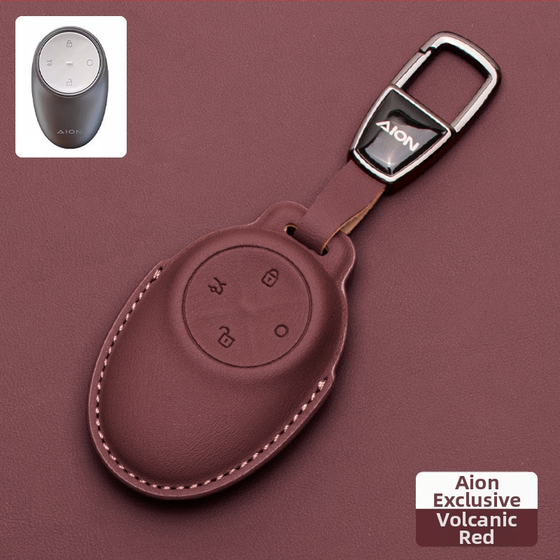 Kožený obal na kľúč pre AION V Tyrannosaurus, značky Yibo, jednoduchý štýl, prispôsobiteľné (Značka: Yibo; Materiál: Koža; Štýl: Jednoduchý; Prispôsobenie: ÁNO)