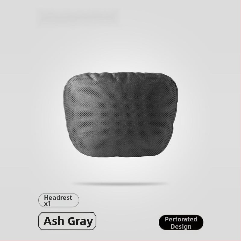 Автомобилен възглавник за глава с Dupont био-флийс пълнеж, велурено покритие, геометричен модел, лумбална опора, за всички сезони, прост стил