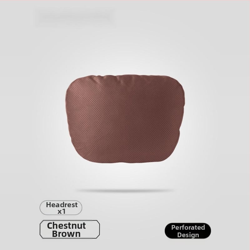 Автомобилен възглавник за глава с Dupont био-флийс пълнеж, велурено покритие, геометричен модел, лумбална опора, за всички сезони, прост стил