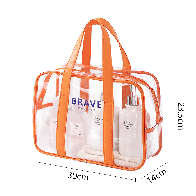 Beilian Crystal Series kubična PVC torba za plažu – višestruka torba za kozmetiku i putovanja