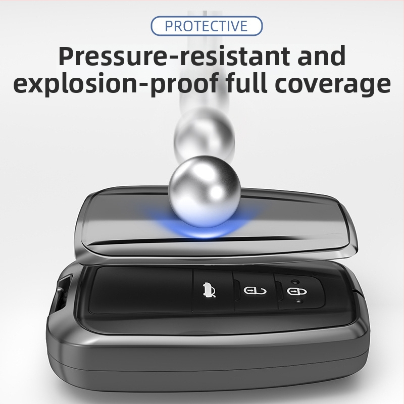 Κάλυμμα κλειδιού Toyota από κράμα ψευδαργύρου Fontainebleau, υψηλής ποιότητας, μη προσαρμόσιμο