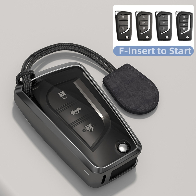 Κάλυμμα κλειδιού Toyota από κράμα ψευδαργύρου Fontainebleau, υψηλής ποιότητας, μη προσαρμόσιμο