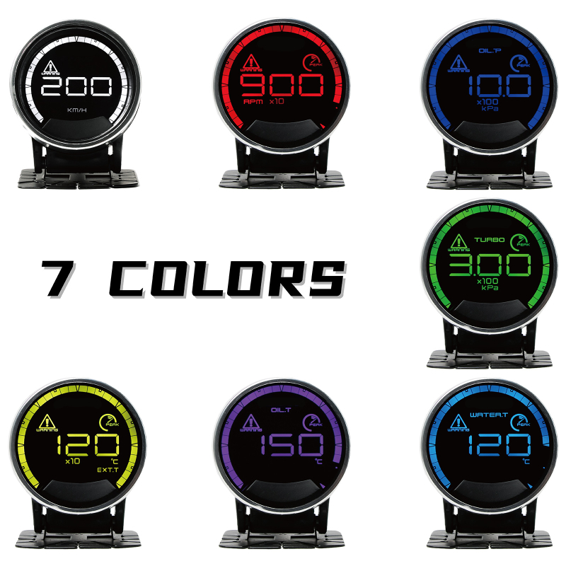 LED zaslon za automobilni instrument, Hengyao, 12V plastično kućište, neovisna instalacija OBD