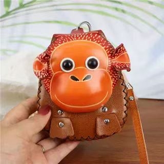 Kožna crossbody torbica za novčanik s motivom životinja, pretinac za ruž i ključeve, 12 znamenja zodijaka, kompaktna torba preko ramena