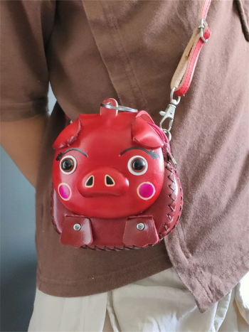 Kožna crossbody torbica za novčanik s motivom životinja, pretinac za ruž i ključeve, 12 znamenja zodijaka, kompaktna torba preko ramena