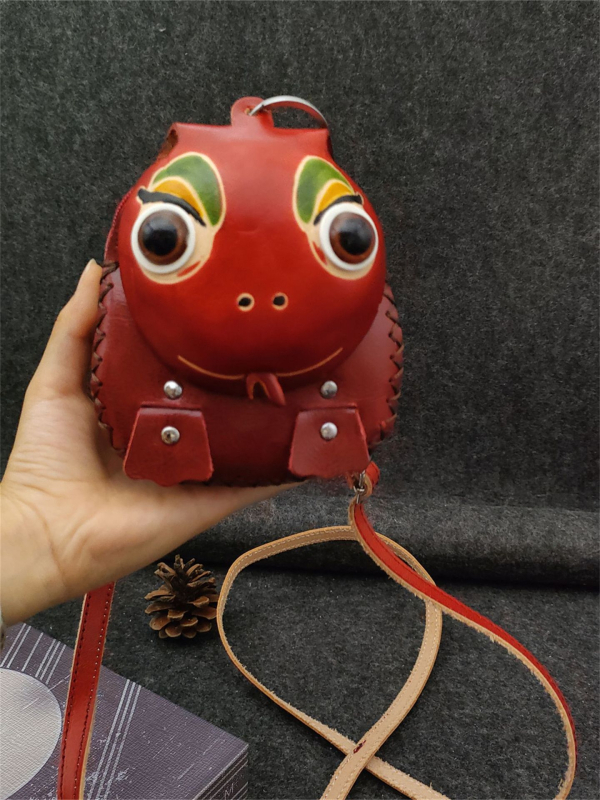 Kožna crossbody torbica za novčanik s motivom životinja, pretinac za ruž i ključeve, 12 znamenja zodijaka, kompaktna torba preko ramena