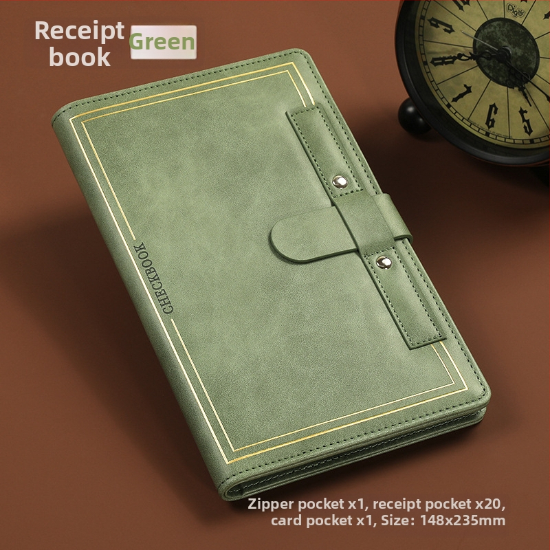 Rēķinu organizators – mīksta ādas mapīte ar logotipa pielāgošanas iespēju