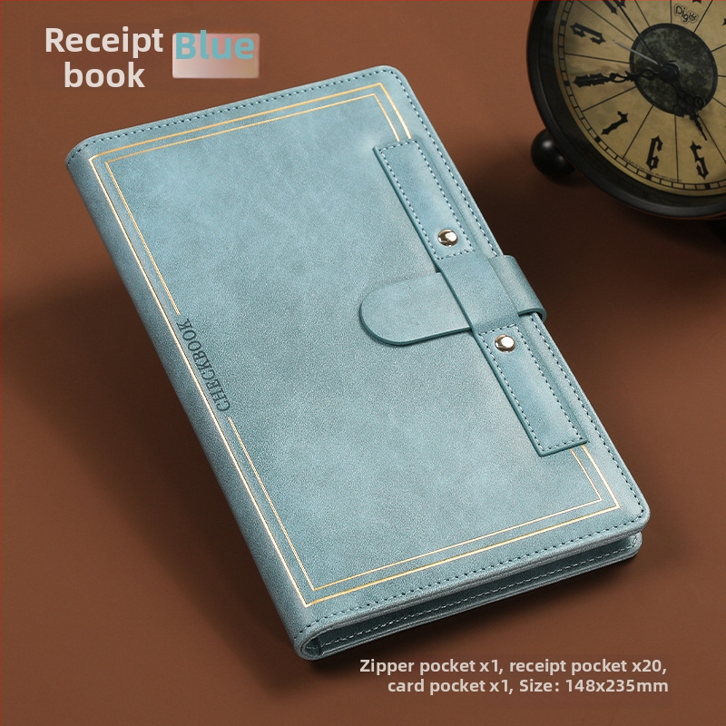 Rēķinu organizators – mīksta ādas mapīte ar logotipa pielāgošanas iespēju