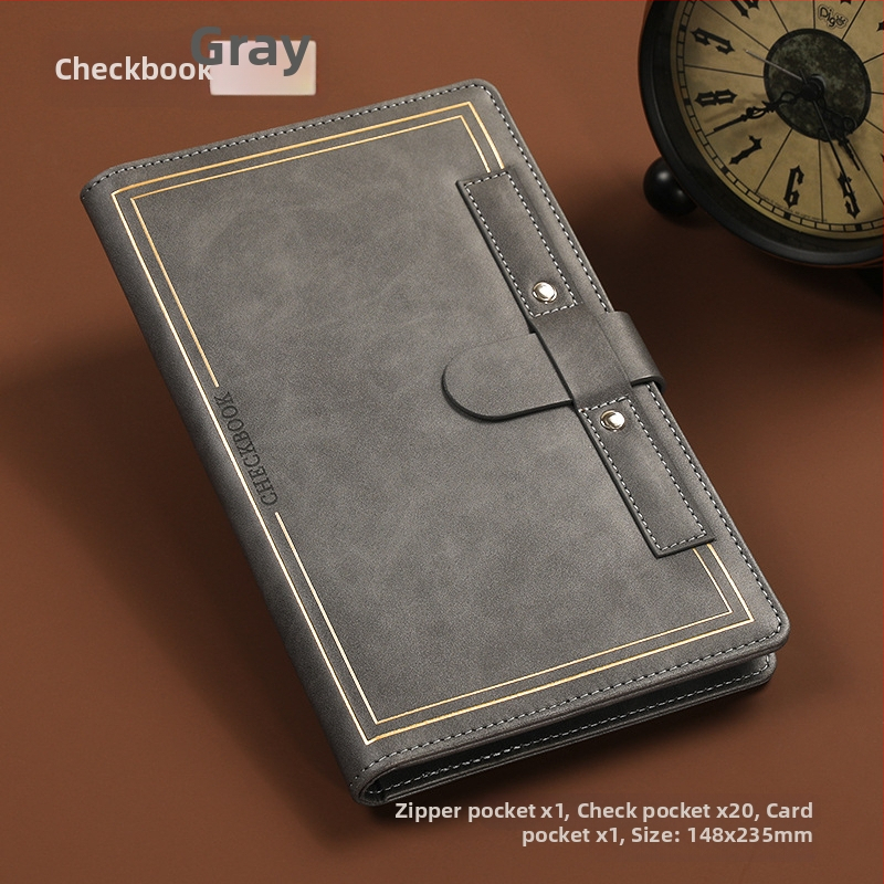 Rēķinu organizators – mīksta ādas mapīte ar logotipa pielāgošanas iespēju