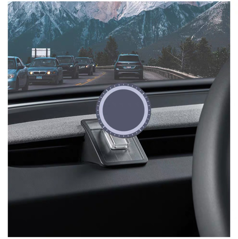 Držač za telefon za Tesla Model 3 i Model Y s električnim stezanjem, montiran na instrument ploču