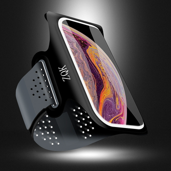 Torba za telefon na nadlakticu za trčanje s dodirnim zaslonom, unisex, vodootporna, ultralaka, materijal Nylon-Lycra