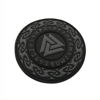 BACK HAND PVC нашивка с лого Odin, Velcro нарукавник за спорт на открито, унисекс, зима 2024